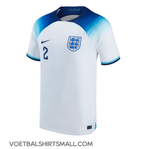 Engeland Kyle Walker #2 Voetbalkleding Thuisshirt WK 2022 Korte Mouwen